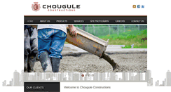 Desktop Screenshot of chouguleconstructions.com